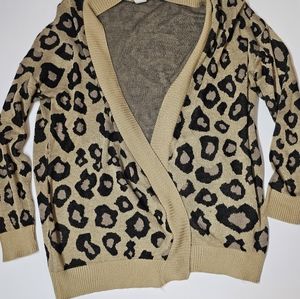 Windsor leapord cardigan soft Large